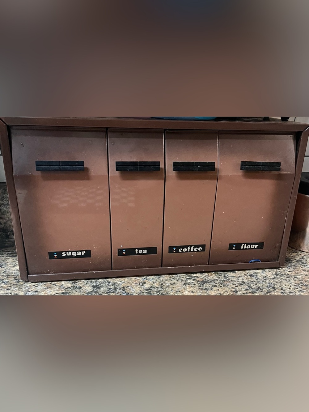 VINTAGE MCM-KRESTLINE-Countertop Tea, Coffee & Sugar Storage Canister Set
